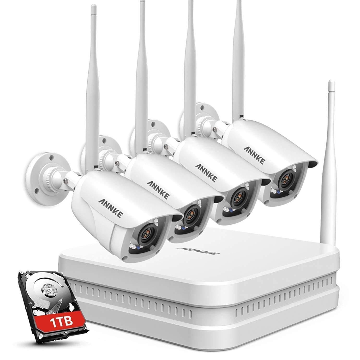 Überwachungskamera Set,8CH drahtloses H.264+ CCTV Überwachungskamera Set,8CH drahtloses H.264+ CCTV