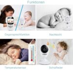 Babyphone mit Kamera SP880 Digitales Wireless Babyfon mit 2,4" – Bild 4