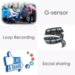 Auto Kamera WiFi FULL HD 1080P DVR 300°Bewegliches Objektiv Nachtsicht – Bild 8