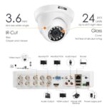 5.0 Megapixel Aussen/Innen Dome Überwachungskamera System mit 1TB Festplatte H.265 – Bild 2