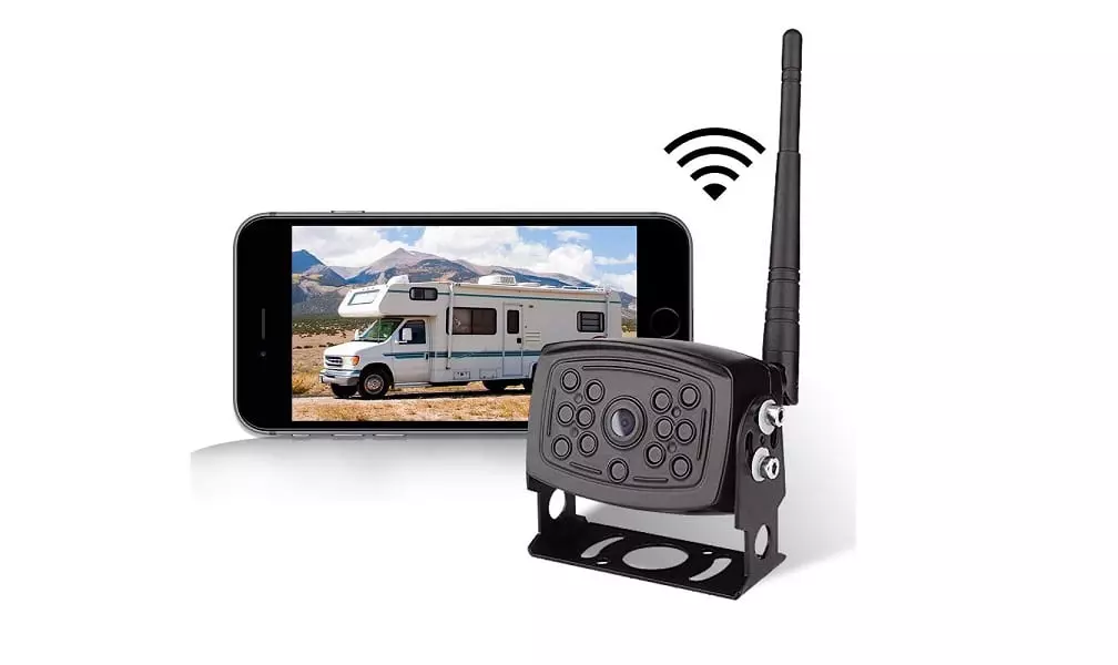 Smart-cam-rueckfahrkamera-wifif-1.webp APP Wireless Wifi Rückfahrkamera, Wasserdicht, kompatibel mit iPhone / iPad und Android – Bild 1