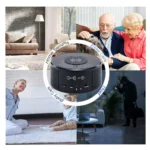 3-IN-1 versteckte Spionagekamera, Bluetooth-Stereolautsprecher, Wireless Handy Ladestation, Fernzugriff via Smartphone – Bild 6