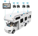 Kabellose Digital Rückfahrkamera, Einparkhilfe mit 7" LCD-Monitor Wasserdicht IP68,  28IR LEDs Nachtsicht – Bild 7