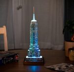 Ravensburger 3D Puzzle Empire State Building bei Nacht, für Kinder und Erwachsene, Wahrzeichen von New York im Miniatur-Format, Leuchtet im Dunkeln – Bild 5