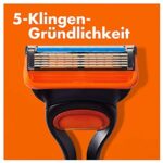 Gillette Fusion 5 Rasierklingen, 18 Ersatzklingen für Nassrasierer Herren mit 5-fach Klinge – Bild 2