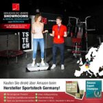 Sportstech 3D Vibrationsplatte VP300 | Mega Fett-Verbrenner + 5 Fitness-Bänder Extra | Riesige Fläche +2x1000W max Motor Leistung + Bluetooth Lautsprecher+Remote & Poster | Fitnesstraining von Zuhause – Bild 3