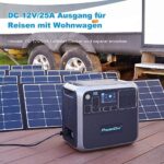 POWEROAK Tragbares Powerstation AC200P 2000Wh 2000W Solargenerator LiFePO4 Batterie mit 230V Steckdose Power Station(4800W Spitzenwert, 700W Solar) für Home Notfall Camping im Freien – Bild 3