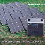 POWEROAK Tragbares Powerstation AC200P 2000Wh 2000W Solargenerator LiFePO4 Batterie mit 230V Steckdose Power Station(4800W Spitzenwert, 700W Solar) für Home Notfall Camping im Freien – Bild 8