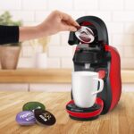 Tassimo Happy TAS1003 Kaffeemaschine – Vollautomatisch, 70+ Getränke, Platzsparend, 1400 W, Rot – Bild 5