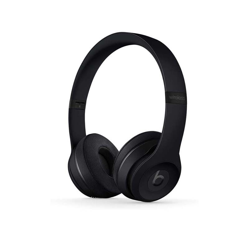 Beats Solo3 Kabellose Bluetooth On-Ear Kopfhörer – Apple W1 Chip, Bluetooth der Klasse 1, 40 Stunden Wiedergabe – Schwarz