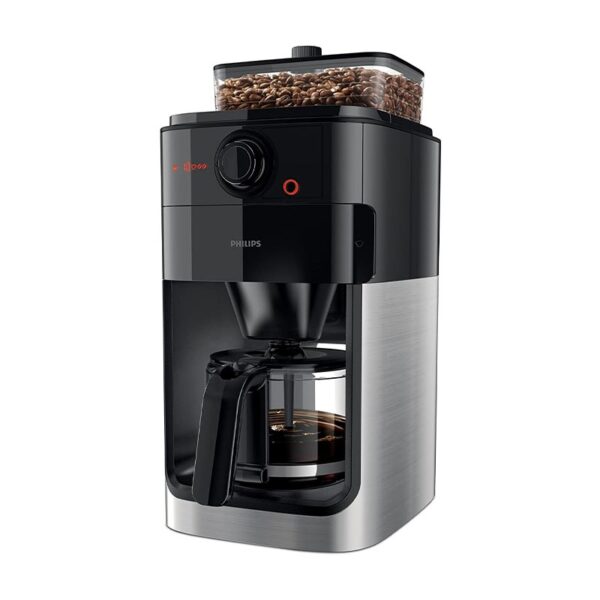 Philips Grind und Brew HD7767/00 Filterkaffeemaschine (mit Mahlwerk) edelstahl/schwarz