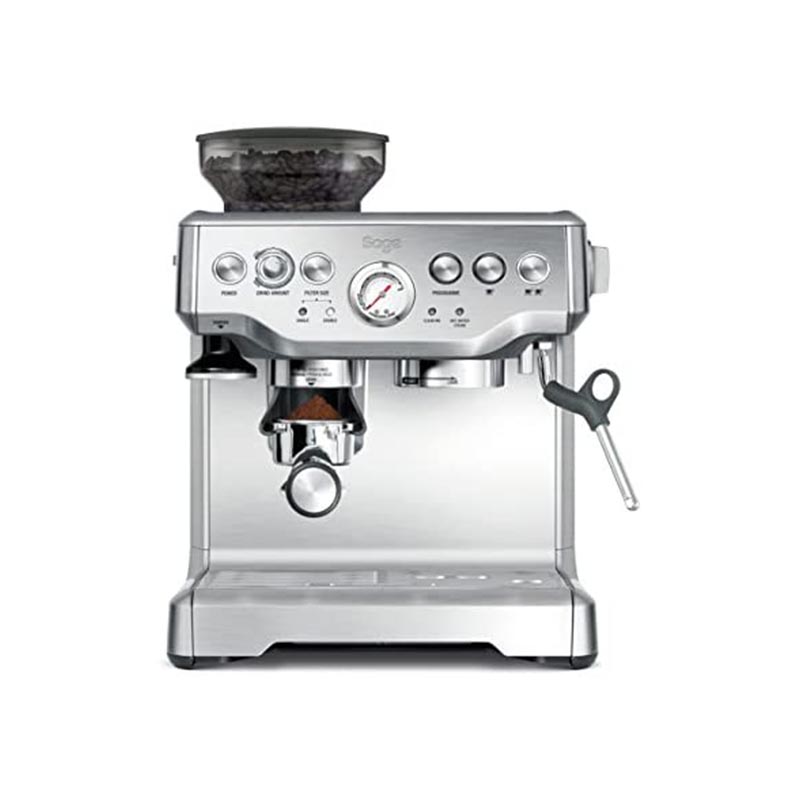 Sage Appliances SES875 the Barista Express, Siebträgermaschine, Gebürsteter Edelstahl