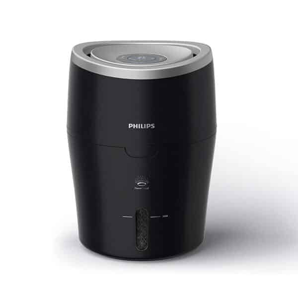 Philips Luftbefeuchter HU4814/10 (bis zu 44 m², hygienische NanoCloud-Technologie, leiser Nachtmodus, Automodus) schwarz
