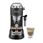 De'Longhi Dedica Style EC 685.BK Espresso Siebträgermaschine, Espressomaschine, nur 15 cm breit, 1L Wassertank