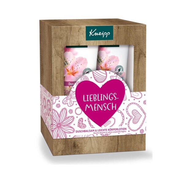 Kneipp Geschenkpackung Lieblingsmensch Mandelblüten Hautzart, 2 x 200 ml