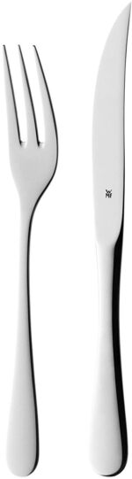 WMF Steakbesteck 12-teilig, Set für 6 Personen, Steakmesser, Steakgabel, Cromargan Edelstahl poliert – Bild 5