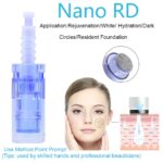 25 Stück Derma Stift A6 Nadeln Mikronadeln für Elektrische Derma Stift Ultima A6, Micro Nadel Inklusive 6PCS 12Pin + 6PCS 36Pin + 6PCS 42Pin + 7PCS Nano Round für Derma pen Ultima A6 Stift – Bild 6