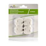Offgridtec 20x Kindersicherung fuer Steckdose mit Drehmechanik - Steckdosensicherung Baby Kleinkind – Bild 3