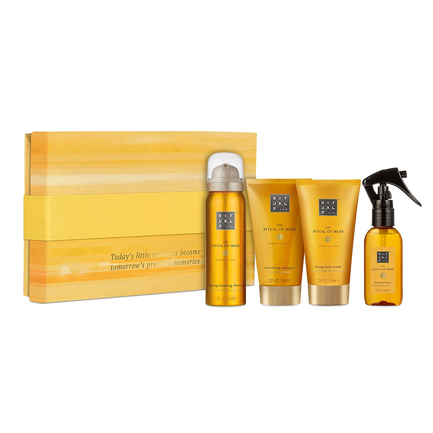 RITUALS Geschenkset von The Ritual of Mehr, Grösse S – Mit Süssorange und Zedernholz – Gibt Neue Energie und Belebt mit Vitamin C