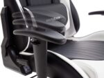 Robas Lund DX Racer 6 OH/FD32/NW Gaming Stuhl XXl für Grosse Gamer bestens geeignet, mit Wippfunktion Gamer Stuhl Höhenverstellbarer Drehstuhl PC Stuhl Ergonomischer Chefsessel, schwarz-weiss – Bild 5