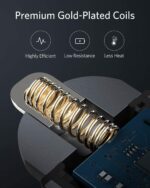 Anker PowerDrive 2 Alloy, Mini Autoladegerät, 24W 4.8A Duales USB-Autoladegerät mit blauem LED-Licht, für iPhone XR / Xs / Max / X / 8 / 7 / Plus, iPad Pro / Air 2 / Mini, Galaxy, LG, HTC und mehr – Bild 6