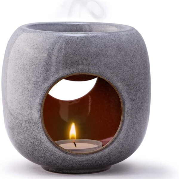 Kaloogo Sabai Scent Pure - Keramik Duftlampe/Duftlicht (Aschgrau)