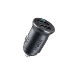 Anker PowerDrive 2 Alloy, Mini Autoladegerät, 24W 4.8A Duales USB-Autoladegerät mit blauem LED-Licht, für iPhone XR / Xs / Max / X / 8 / 7 / Plus, iPad Pro / Air 2 / Mini, Galaxy, LG, HTC und mehr