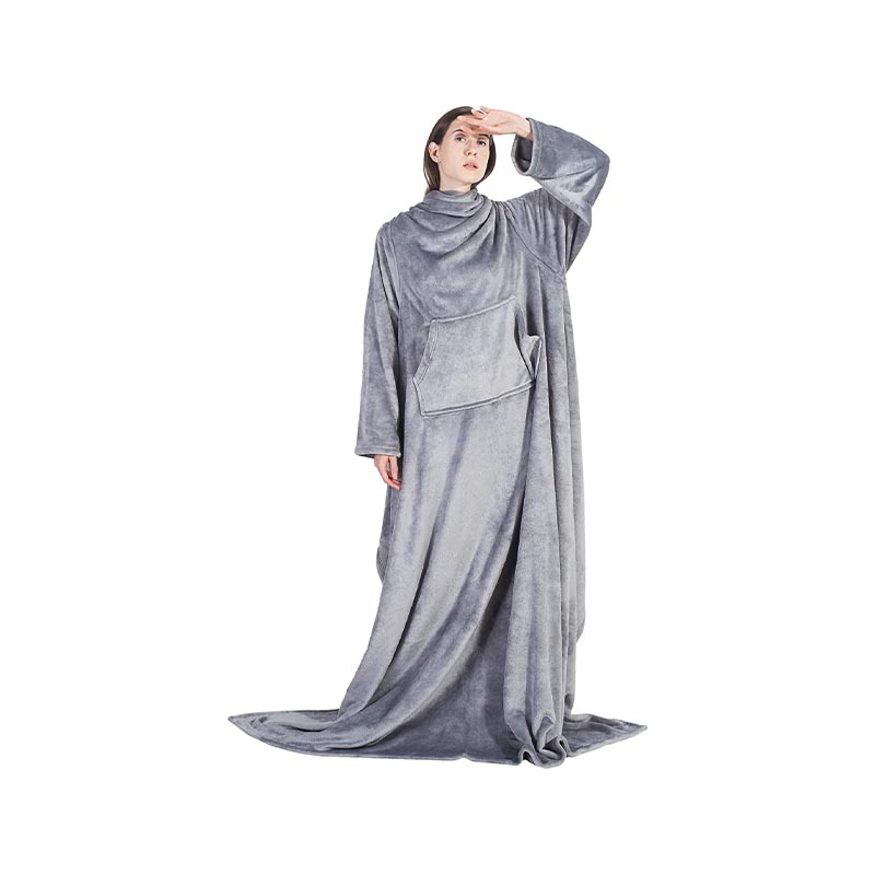 BEDSURE Ärmeldecke hellgrau Kuscheldecke mit Ärmeln - 170x200 cm, Sweatshirt Decke Ärmel zum Anziehen Erwachsene, Ganzkörperdecke mit Ärmel tragbar extra weich als TV Decke BEDSURE Ärmeldecke hellgrau Kuscheldecke mit Ärmeln - 170x200 cm, Sweatshirt Decke Ärmel zum Anziehen Erwachsene, Ganzkörperdecke mit Ärmel tragbar extra weich als TV Decke