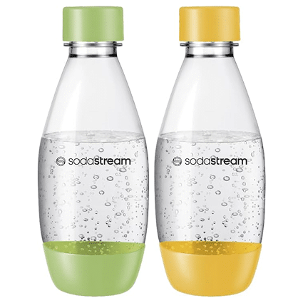 Group 191 sodastream Plastic Bottle | 0.5 L | BPA-Free | Green & Yellow | Pack of 2 – Bild 1