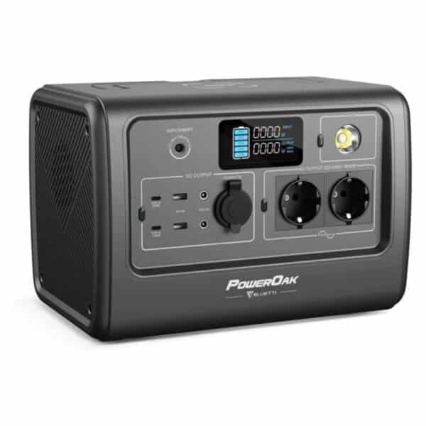 BLUETTI Tragbares Powerstation EB70 716Wh 1000W Solargenerator LiFePO4 Batterie mit 230V Steckdose Power Station(1400W Spitzenwert, 200W Solar) für Reise Camping Garten Wohnwagen
