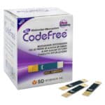 SD CodeFree Blutzuckerteststreifen 50 Stück Diabetes-Tests zur Kontrolle bei Blutzucker (Zucker)