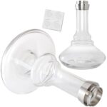 DILAW® Saphir Shisha Edelstahl V2A Hookah, Wasserpfeife Kaminkopf Komplettset Molassefänger mit 4 Anschlüssen Kopfadapter Silikonschlauch Alumundstück Tabakkopf – Bild 2