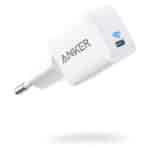 Anker Nano Ladegerät, 20W PIQ 3.0 Mini Ladegerät, PowerPort III USB-C Netzteil für iPhone 13/13 Mini/13 Pro/13 Pro Max/12, Galaxy, Pixel4/3, iPad/iPad Mini, Weiss, Ladekabel Nicht inklusive