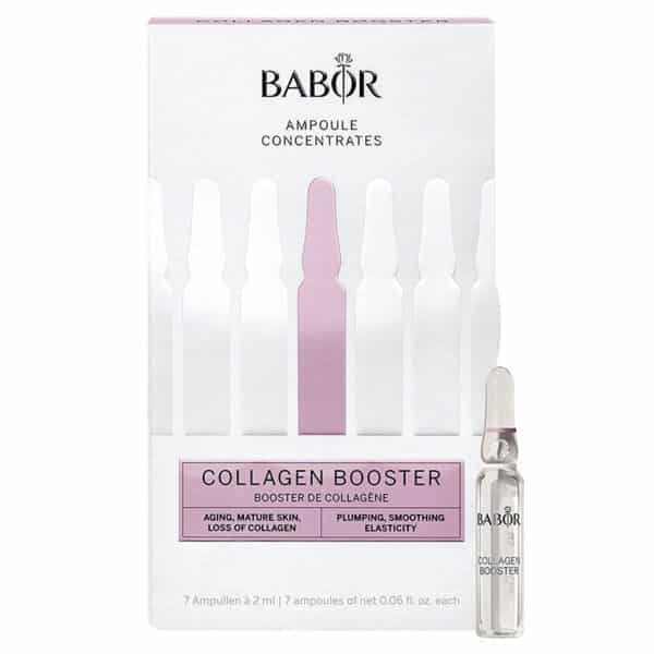 BABOR Collagen Booster, Anti-Aging Serum Ampullen für das Gesicht, Mit Tripeptid für mehr Elastizität und Glätte, Ampoule Concentrates, 7 x 2 ml