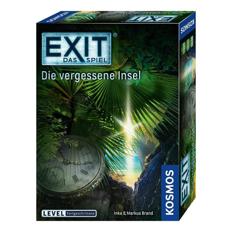 Kosmos - EXIT - Das Spiel - Die vergessene Insel, Level Fortgeschrittene, Escape Room Spiel, Bunt Kosmos - EXIT - Das Spiel - Die vergessene Insel, Level Fortgeschrittene, Escape Room Spiel, Bunt