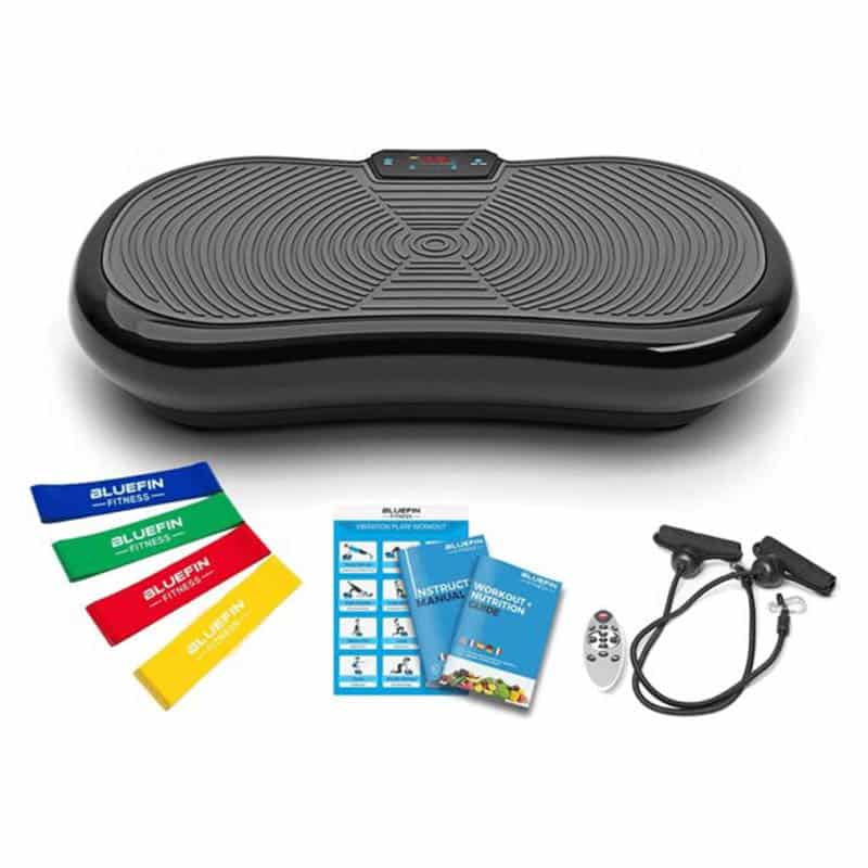 Bluefin Fitness Ultra Slim Power Vibrationsplatte | Fett verlieren und Fitnesstraining von Zuause | 5 Trainingsprogramme + 180 Stufen | Bluetooth Lautsprecher | Einfache Aufbewahrung |Schlankes Design Bluefin Fitness Ultra Slim Power Vibrationsplatte | Fett verlieren und Fitnesstraining von Zuause | 5 Trainingsprogramme + 180 Stufen | Bluetooth Lautsprecher | Einfache Aufbewahrung |Schlankes Design