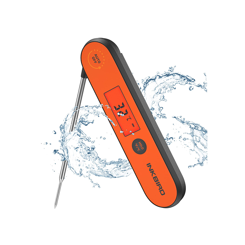 Inkbird Fleischthermometer, USB Wiederaufladbar Digital Fleischthermometer IHT-1P, IPX5 Wasserfest Kochthermometer Küchenthermometer, Grillthermometer für Braten, BBQ, Baby-Ernährung (Orange) Inkbird Fleischthermometer, USB Wiederaufladbar Digital Fleischthermometer IHT-1P, IPX5 Wasserfest Kochthermometer Küchenthermometer, Grillthermometer für Braten, BBQ, Baby-Ernährung (Orange)
