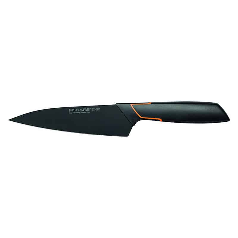 Fiskars Kochmesser, Modernes Design, Gesamtlänge 27 cm, Qualitätsstahl/Kunststoff, Edge, 1003095 Fiskars Kochmesser, Modernes Design, Gesamtlänge 27 cm, Qualitätsstahl/Kunststoff, Edge, 1003095