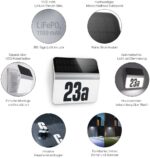 Steinel LED Solar Leuchte XSolar LH-N edelstahl, Dämmerungsschalter, 1100 mAh LiFe-Akku, inkl. beleuchtete Hausnummer, 22,7 x 24,2 x 5,1 cm [Energieklasse A+] – Bild 3