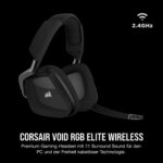 Corsair Void Elite RGB Wireless Gaming Headset carbon – Bild 2