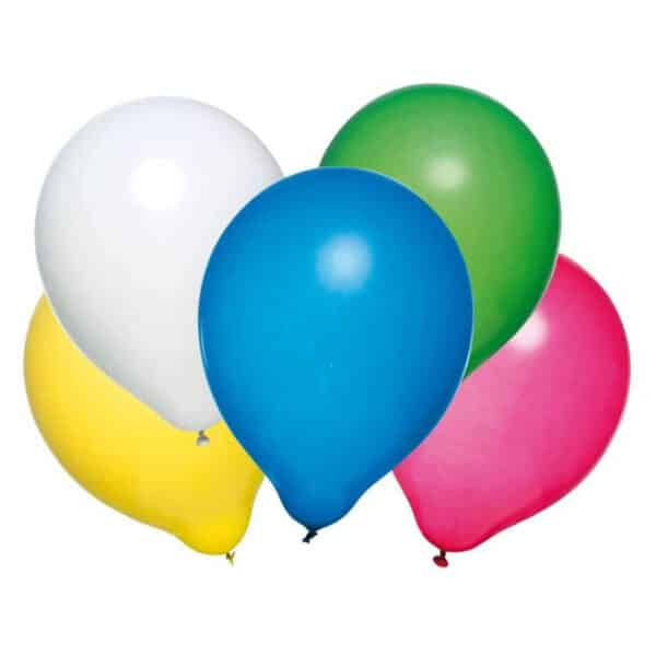 Susy Card 40011585 - Luftballons, 50 Stück, Latex, farbig Sortiert