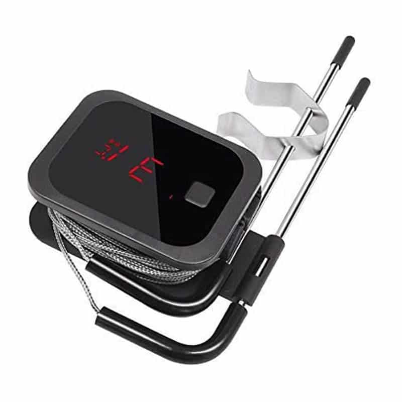 Inkbird Bratenthermometer IBT-2X, Bluetooth 4.0 Grillthermometer Kochthermometer mit Temperaturalarm, Fleischthermometer mit 2 Edelstahl Sondes für Grill, Backen, Braten Inkbird Bratenthermometer IBT-2X, Bluetooth 4.0 Grillthermometer Kochthermometer mit Temperaturalarm, Fleischthermometer mit 2 Edelstahl Sondes für Grill, Backen, Braten