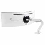 ERGOTRON HX Monitor Arm mit HD-Gelenk in Weiss, Tischhalterung mit patentierter CF-Technologie für ultrabreite Curved Monitore bis 49 Zoll, 29.2cm Höhenverstellung, VESA, 10 Jahre Garantie