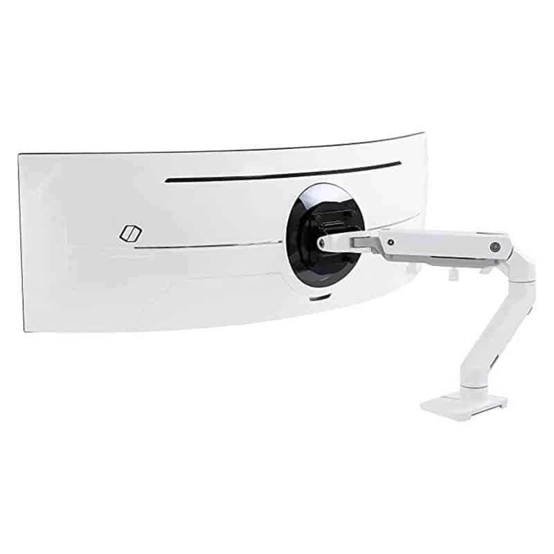 ERGOTRON HX Monitor Arm mit HD-Gelenk in Weiss, Tischhalterung mit patentierter CF-Technologie für ultrabreite Curved Monitore bis 49 Zoll, 29.2cm Höhenverstellung, VESA, 10 Jahre Garantie ERGOTRON HX Monitor Arm mit HD-Gelenk in Weiss, Tischhalterung mit patentierter CF-Technologie für ultrabreite Curved Monitore bis 49 Zoll, 29.2cm Höhenverstellung, VESA, 10 Jahre Garantie