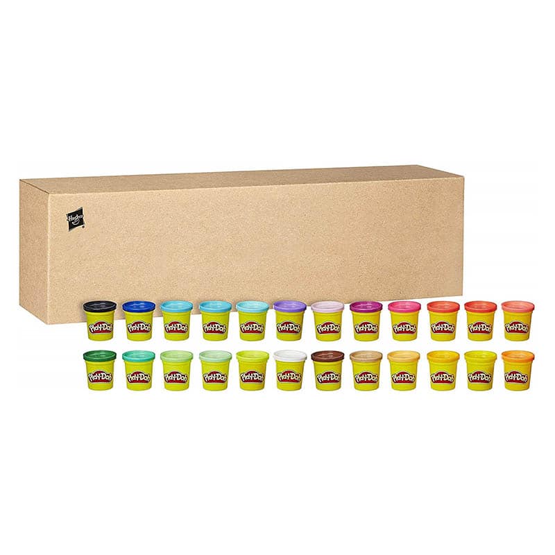 Play-Doh 24er-Pack mit 84g-Dosen für Kinder ab 2 Jahren, sortierte Farben