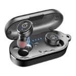 TOZO T10 Bluetooth Kopfhörer Kabellos In Ear Ohrhörer Sport Bluetooth 5.0 IPX8 Wasserdicht Headset mit kabellosem Ladecase Mikrofon Premium Sound Bass