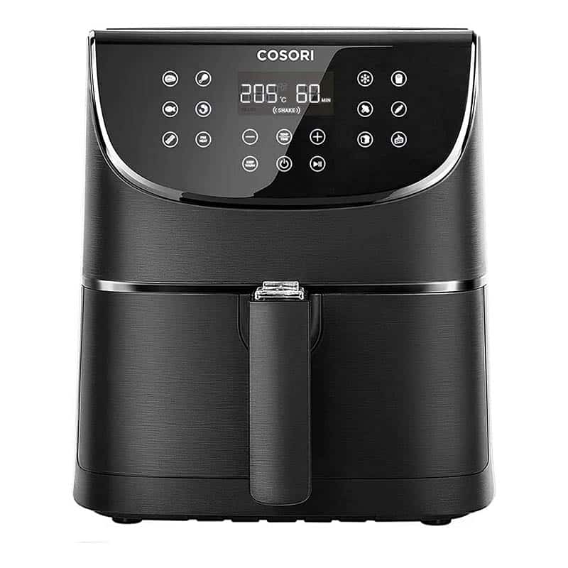 COSORI Heissluftfritteuse 5,5L XXL Friteuse Heissluft Fritteusen Air Fryer mit Digitalem LED-Touchscreen, 11 Programmen, Vorheizen&Warmhalten, Shake-Modus, 100 Rezepte auf Deutsch, ohne Öl, 1700W COSORI Heissluftfritteuse 5,5L XXL Friteuse Heissluft Fritteusen Air Fryer mit Digitalem LED-Touchscreen, 11 Programmen, Vorheizen&Warmhalten, Shake-Modus, 100 Rezepte auf Deutsch, ohne Öl, 1700W