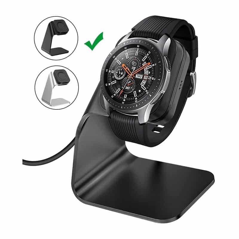 CAVN Ladegerät Kompatibel mit Samsung Galaxy Watch 46mm /42mm /Gear S3 Induktive Ladestation, 4.9ft Ersatz USB Aluminium Ladekabel Lade Dock CAVN Ladegerät Kompatibel mit Samsung Galaxy Watch 46mm /42mm /Gear S3 Induktive Ladestation, 4.9ft Ersatz USB Aluminium Ladekabel Lade Dock