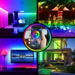 LED Strip, Bonve Pet Bluetooth RGB Streifen, Farbwechsel Lichterkette mit Fernbedienung, App Steuerung, Musikmodus, Timer Einstellung, Dimmbar,  für Haus, Schlafzimmer, TV, Küche – Bild 6