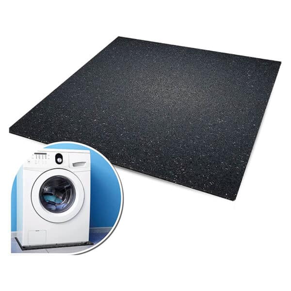 kör4u® Premium Antivibrationsmatte | 60x60x1 cm | geeignet als Waschmaschinenunterlage, Schallschutzmatte, Gummimatte, Schwingungsdämpfer - zuschneidbar | made in Germany